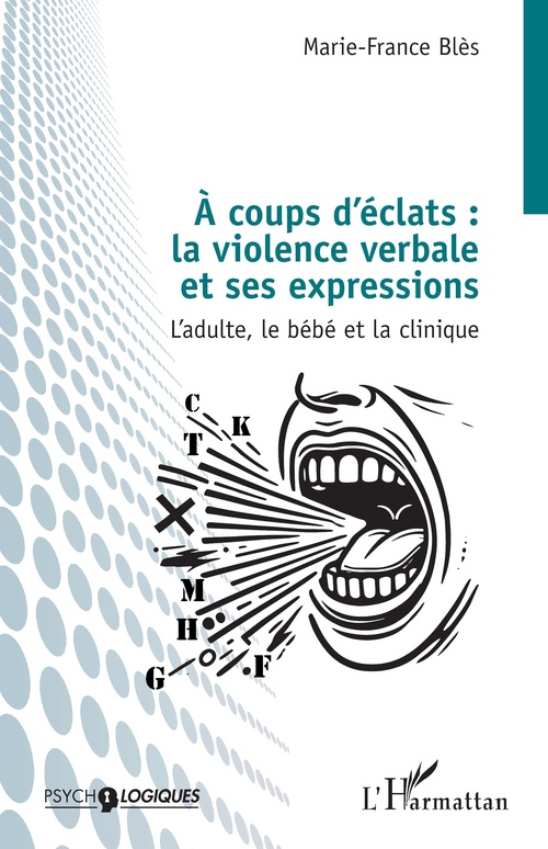 Couverture ebook de À coups d´éclats : la violence verbale et ses expressions, de Marie-France Blès