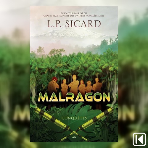 audiobook cover of Malragon tome 3, by P. L. Sicard