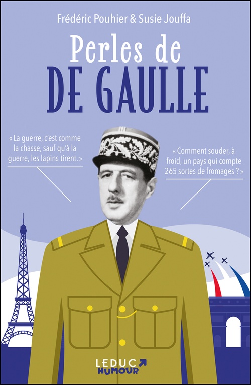 Couverture ebook de Perles de De Gaulle, de Susie Jouffa, Frédéric Pouhier