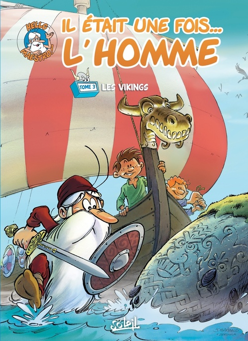 ebook cover of Il était une fois l'homme T03 - Les Vikings, by Jean-Charles Gaudin