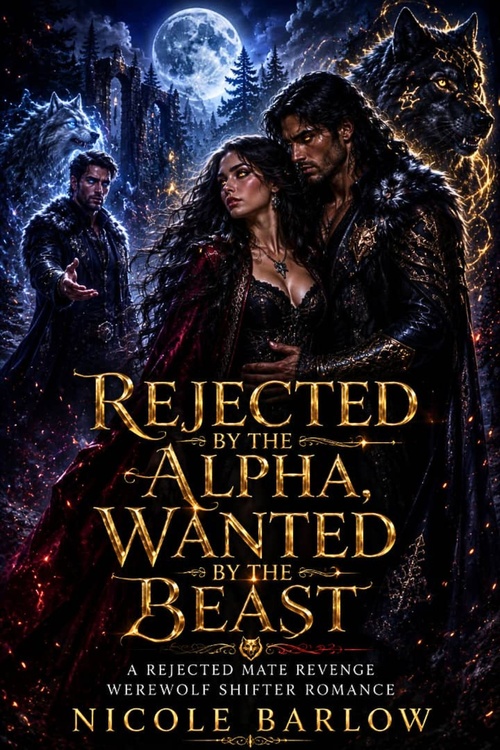 ebook cover of REJECTED BY THE ALPHA, WANTED BY THE BEAST, by Nicole Barlow