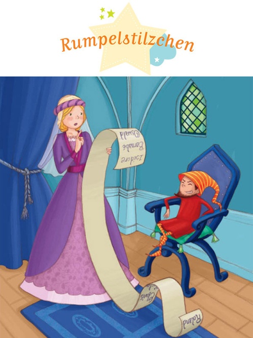 ebook cover of Rumpelstilzchen, by Ghislaine Biondi, Amandine Wanert