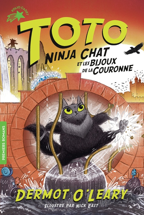 ebook cover of Toto Ninja chat (Tome 4) - Toto Ninja chat et les bijoux de la couronne, by Dermot O'Leary, Nick East