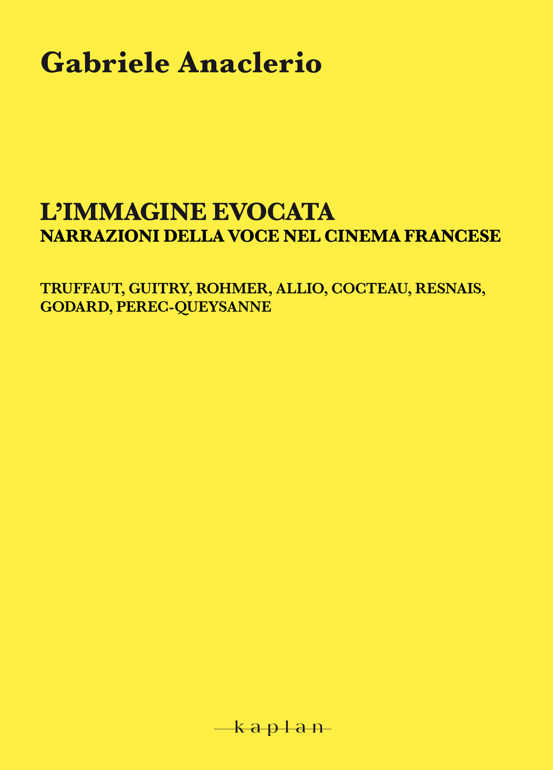 ebook cover of L´immagine evocata, by Gabriele Anaclerio