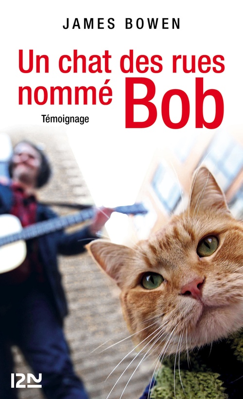 Couverture ebook de Un chat des rues nommé Bob, de James Bowen