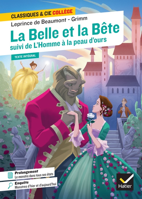 ebook cover of La Belle et la Bête, by Leprince de Beaumont (Madame), Laurence Mokrani