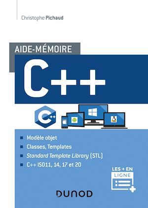 ebook cover of Aide-mémoire C++, by Christophe Pichaud
