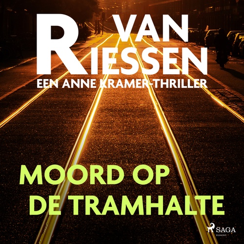 audiobook cover of Moord op de tramhalte, by Joop Van Riessen
