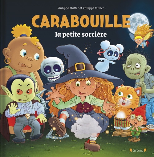 Couverture ebook de Carabouille la petite sorcière, de Philippe Munch, Philippe Matter