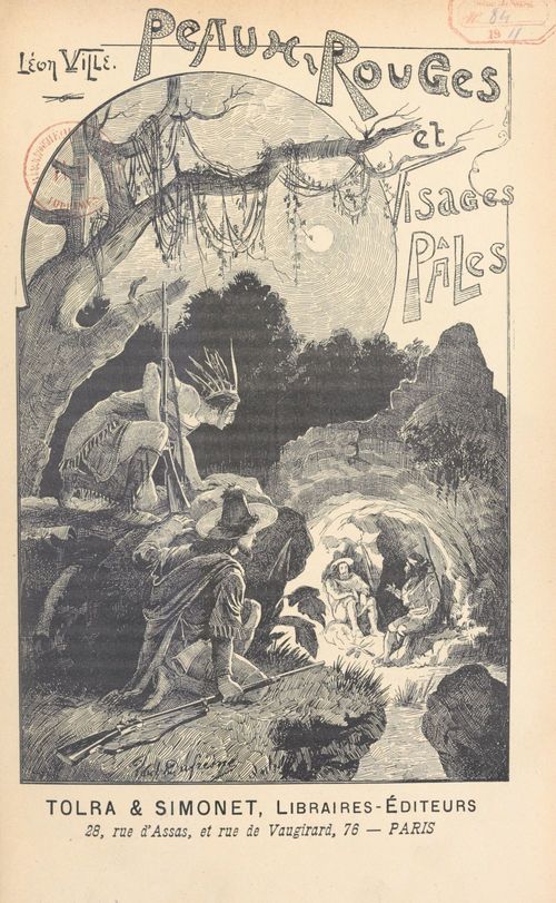 Couverture ebook de Peaux-rouges et visages pâles (1), de Leon Ville