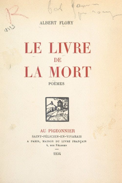 ebook cover of Le livre de la mort, by Albert Flory
