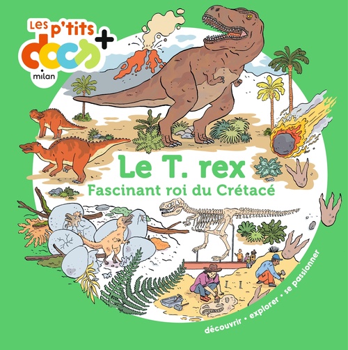 Couverture ebook de Le T. rex, de Stéphanie Ledu