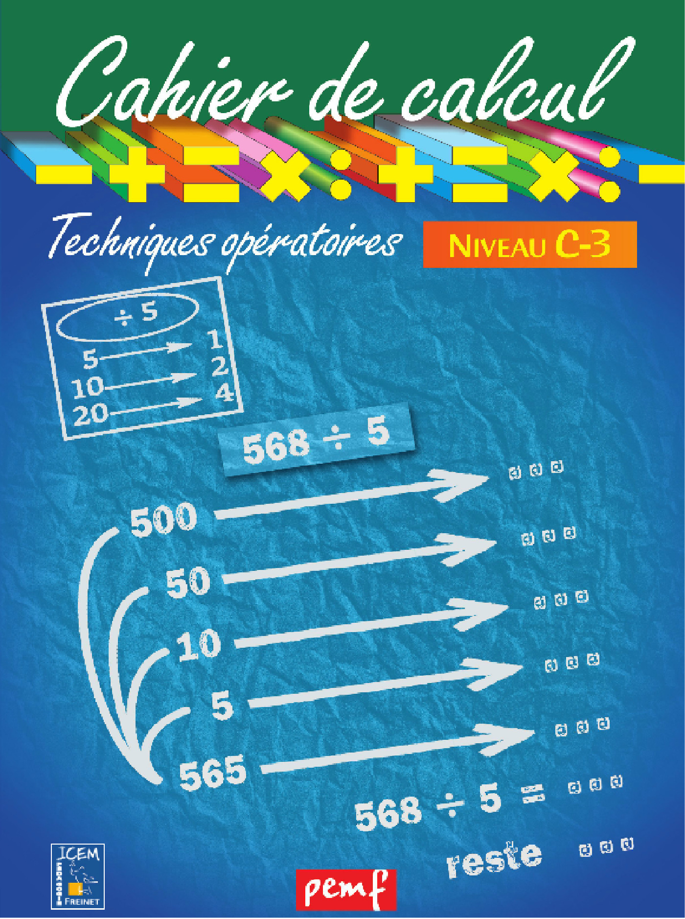 ebook cover of Cahier de calcul cycle 3 niveau 2C, by Collectif