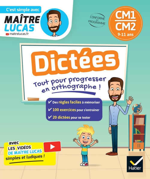 ebook cover of Dictées CM1-CM2 - 10-11 ans, by Nicole Amram