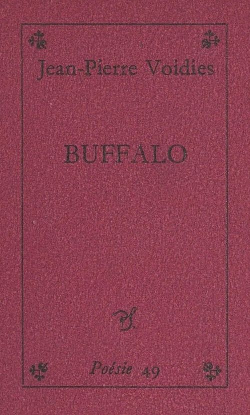 ebook cover of Buffalo, by Jean-Pierre Voidies