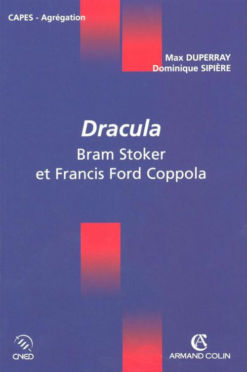 ebook cover of Dracula, by Max Duperray