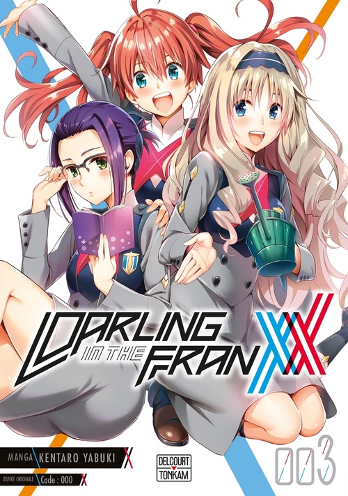 ebook cover of Darling in the Franxx T03, by Kentaro Yabuki