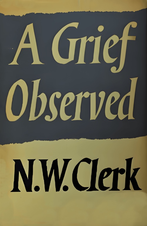 ebook cover of A Grief Observed, by C. S. Lewis