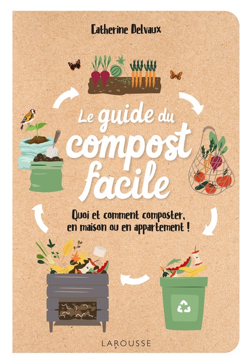 ebook cover of Le guide du compost facile, by Catherine Delvaux