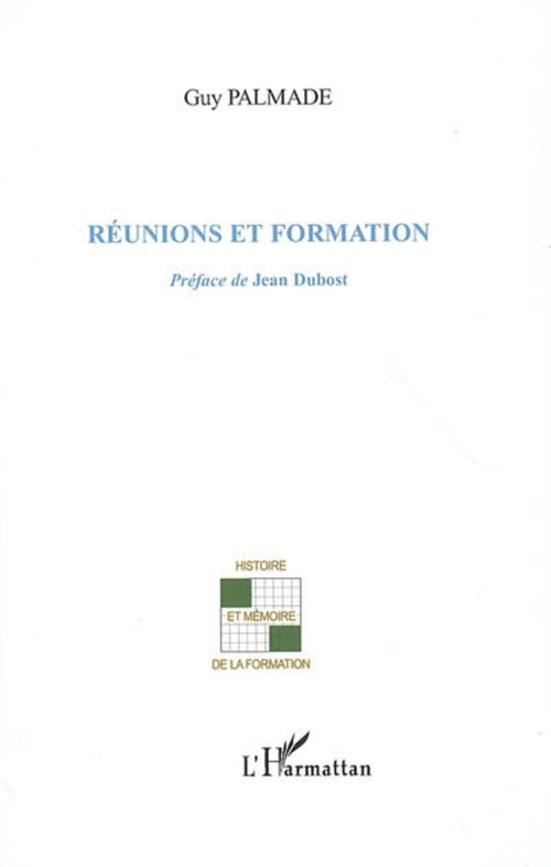 ebook cover of Réunions et formation, by Guy Palmade