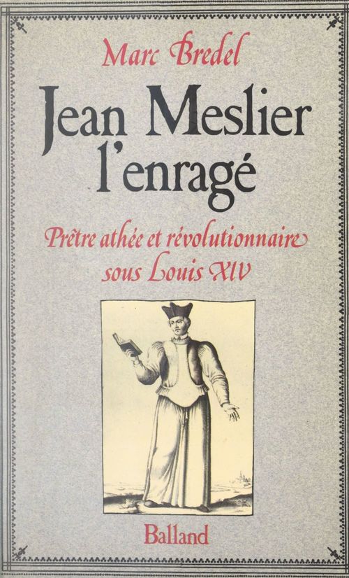Couverture ebook de Jean Meslier, l'enragé, de Marc Bredel