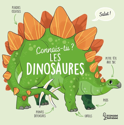 Couverture ebook de Connais-tu les dinosaures ?, de Agnès Besson