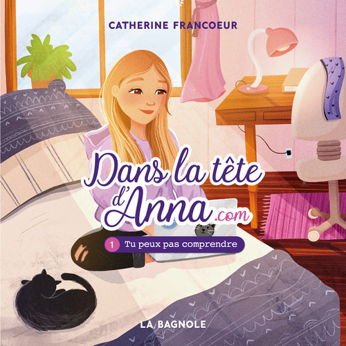 audiobook cover of Dans la tête d'Anna.com - Tome 1, by Catherine Francoeur