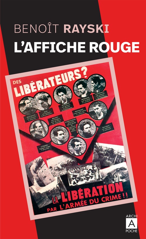 ebook cover of L'affiche rouge, by Benoît Rayski