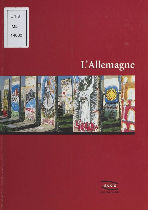 Couverture ebook de L'Allemagne, de Francine Gaillot, Alain Mesplier