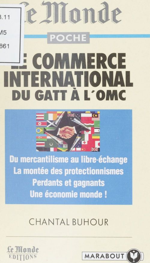 Couverture ebook de Le commerce international du GATT à l'OMC, de Buhour