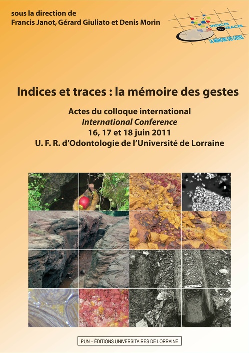 ebook cover of Indices et traces : la mémoire des gestes, by