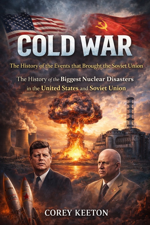 ebook cover of Cold War: The History of the Events that Brought the Soviet Union, by Corey Keeton