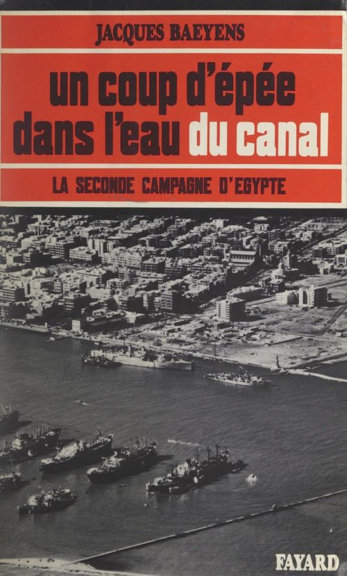 Couverture ebook de Un coup d'épée dans l'eau du canal, de Jacques Baeyens