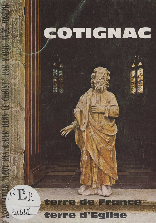 Couverture ebook de Cotignac, de Association Tout Restaurer Dans Le Chris