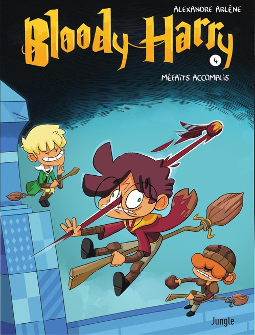 Couverture ebook de Bloody Harry - Tome 4 - La BD des secrets a été ouverte !, de Alexandre Arlène