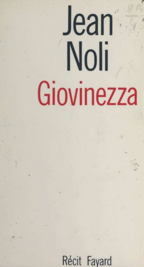 ebook cover of Giovinezza, by Jean Noli