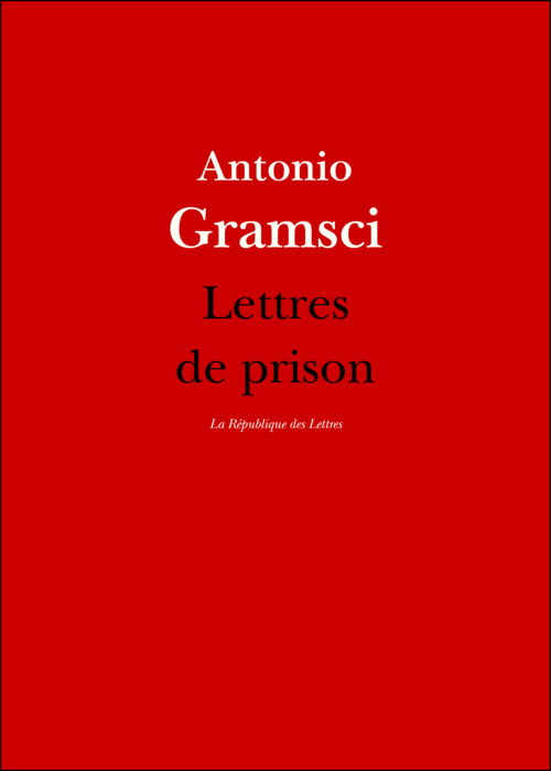 ebook cover of Lettres de prison, by Antonio Gramsci
