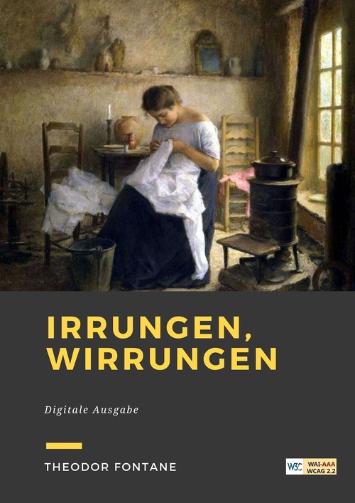 Couverture ebook de Irrungen, Wirrungen, de Theodor Fontane