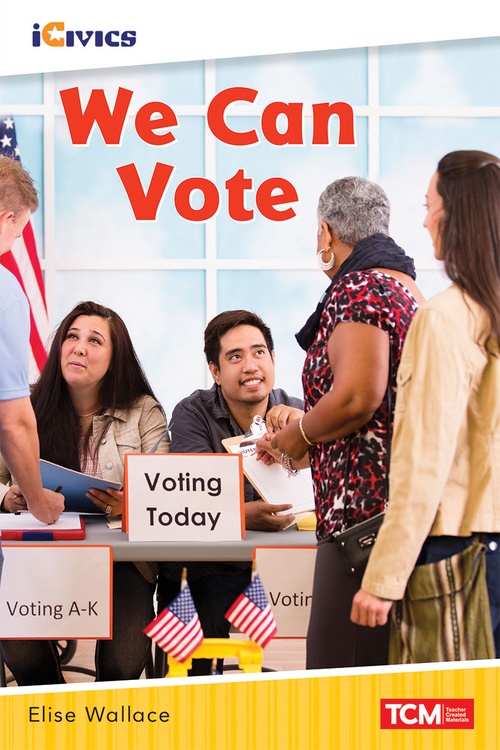 ebook cover of We Can Vote, by Elise Wallace