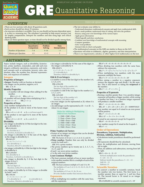 Couverture ebook de GRE - Quantitative Reasoning, de