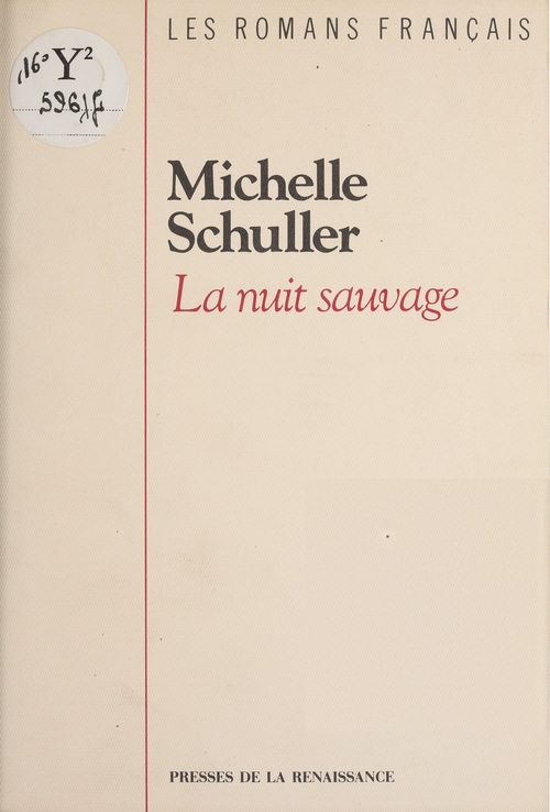 ebook cover of La Nuit fauve, by Michelle Schuller
