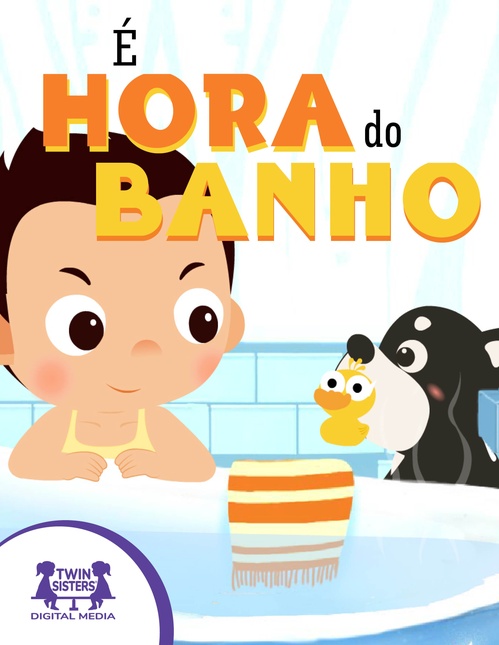 Couverture ebook de É Hora do Banho, de Kim Mitzo Thompson, Karen Mitzo Hilderbrand