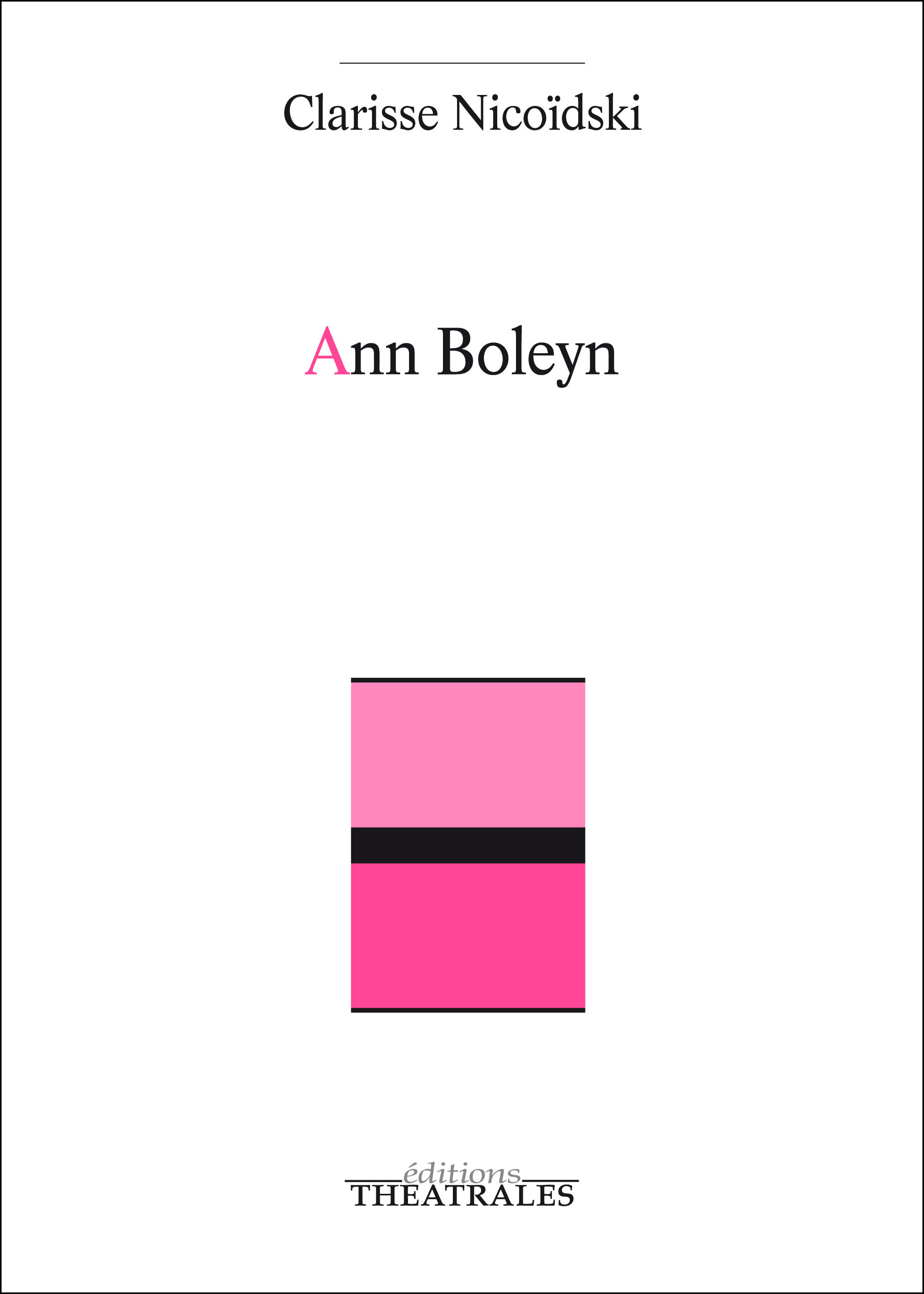 ebook cover of Ann Boleyn, by Clarisse Nicoidski