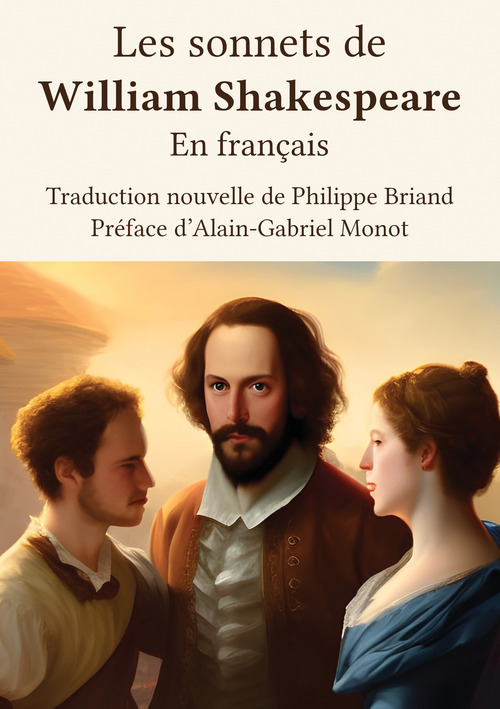 Couverture ebook de Les sonnets de William Shakespeare, de Philippe Briand