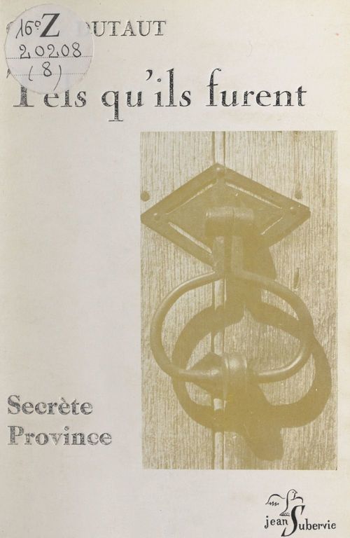 Couverture ebook de Tels qu'ils furent..., de Camille Dutaut