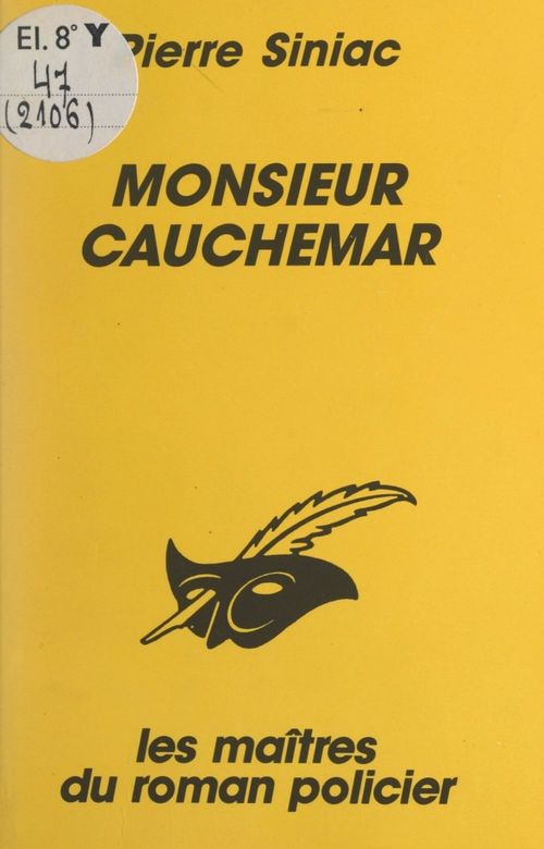 Couverture ebook de Monsieur Cauchemar, de Pierre Siniac