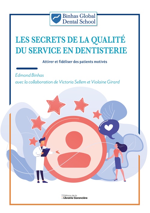 ebook cover of Les secrets de la qualité du service en dentisterie, by Edmond Binhas