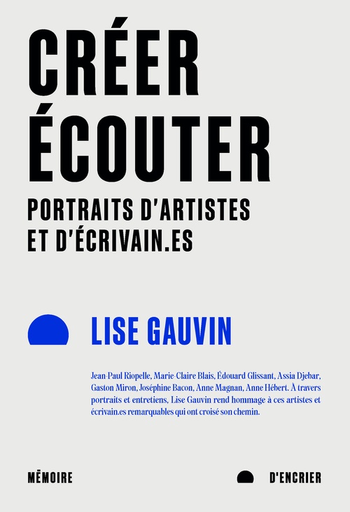 ebook cover of Créer, écouter, by Lise Gauvin