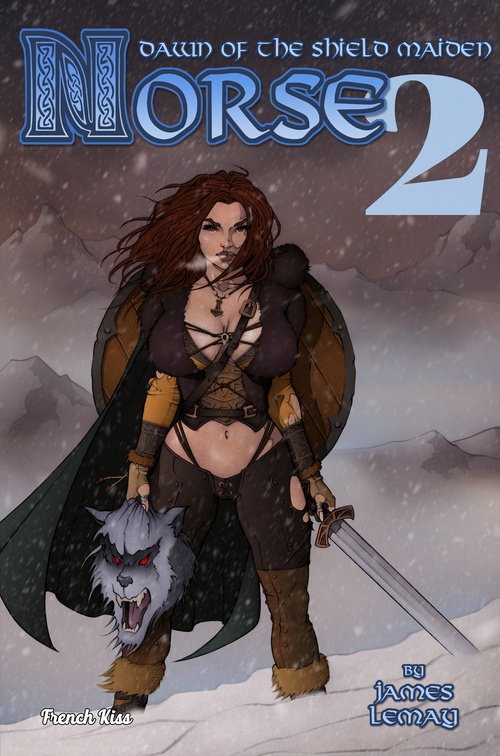 Couverture ebook de Norse - Dawn of the Shield Maiden - (English version) - Tome 2, de James Lemay