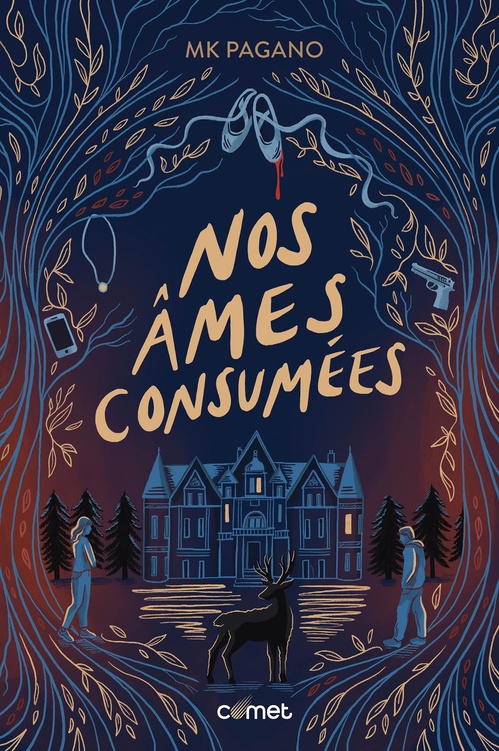 Couverture ebook de Nos âmes consumées, de M.K. Pagano